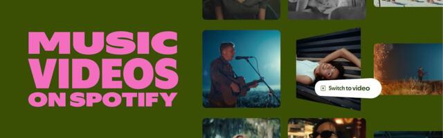 Spotify finally brings music videos to the US