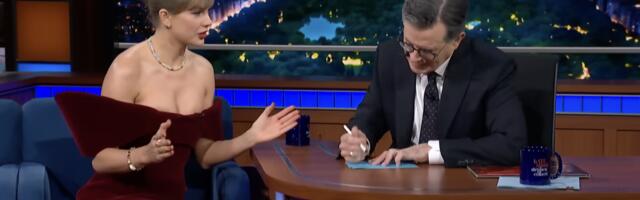 Taylor Swifts mystery novel idea for Stephen Colbert post-Late Show is wild