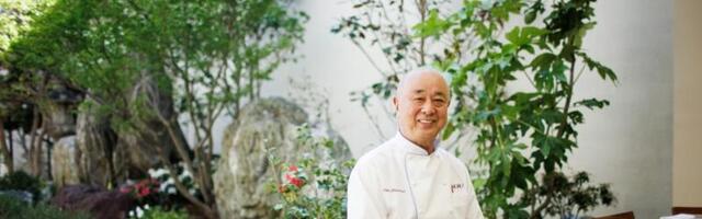 Palo Alto: Chef Nobu shows off his new Japanese garden patio and talks teamwork, tequila, De Niro