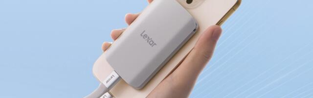 Lexar’s new SSD sticks to your iPhone and can survive nearly a 10-foot drop