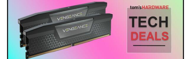 DDR5 RAM is actually discounted for the first time in months — Corsair's 32GB Vengeance kit at Amazon is now one of the cheapest available options