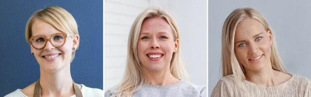 Finnish female entrepreneurs Laura Knuuti, Annamari Jukkola, and Enni Karikoski awarded €10,000 each in Visa’s She’s Next grant program