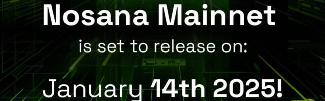 Nosana Announces “Road to Mainnet” with January 2025 Launch
