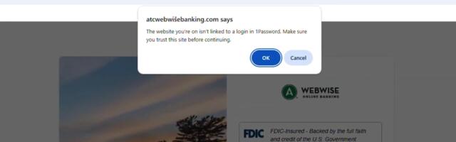 1Password adds an extra layer of phishing protection