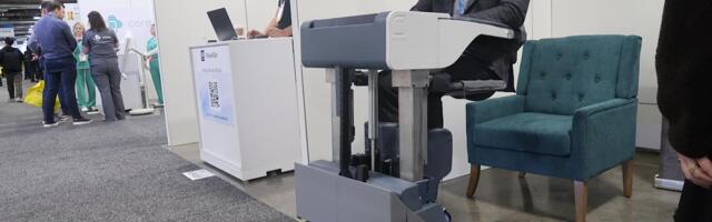 Niko is a robotic lift for people with limited mobility that doesn't require a caregiver's help