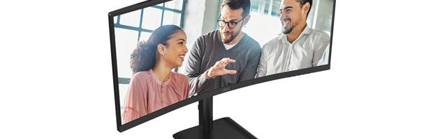 This 34-inch business monitor is curved, fast, has Ethernet, Smart KVM, and a webcam — shame there’s no 5K option for creative users
