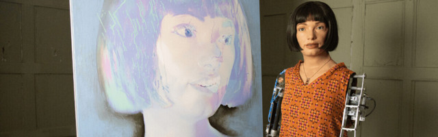 Robot artist gets its first major exhibition — but is it truly creative?