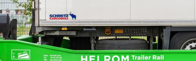 This German freight rail carrier has an automated system for loading truck wagons