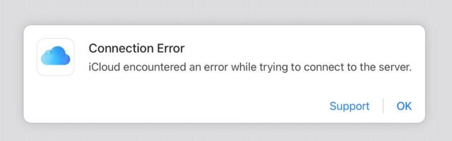 Apple's iCloud Services Experiencing Outage