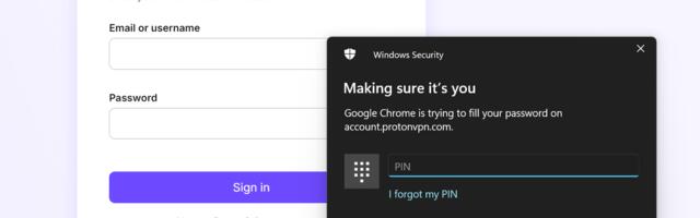 How to stop Chrome from asking for a PIN when autocompleting passwords