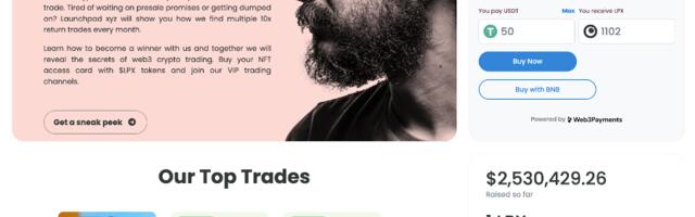 Launchpad XYZ sees surge in interest as Crypto Trading Signals deliver 2,917% ROI – ICO nears completion