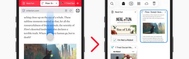 Vivaldi 7.8 для iOS: Магия на пальцах