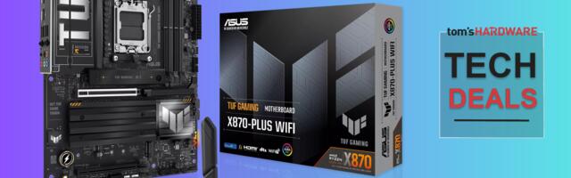 Save over $100 on this feature-rich Asus AM5 motherboard with Wi-Fi 7, USB4 & DDR5-8000 support — TUF Gaming X870-Plus is on sale for just $170
