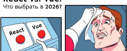 React vs Vue: Что выбрать в 2026?