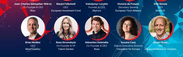 The CEOs of Alan, the European Investment Fund, Skyrora, Maria 01, Mind Foundry and Rosa are joining the Tech.eu Summit 2023 line-up as speakers